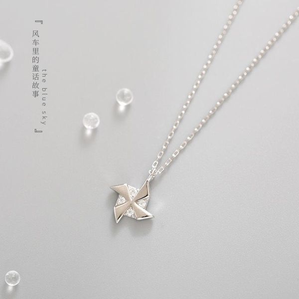 chains small pure and fresh windmill silver necklace women in 2021, the light of luxury niche ins contracted joker collarbo
chains small pure and fresh windmill silver necklace women in 2021, the light of luxury niche ins contracted joker collarbo