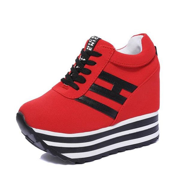 dress shoes women autumn fashion breathable denim canvas trainers casual red increased high heels platform, Black
dress shoes women autumn fashion breathable denim canvas trainers casual red increased high heels platform, Black