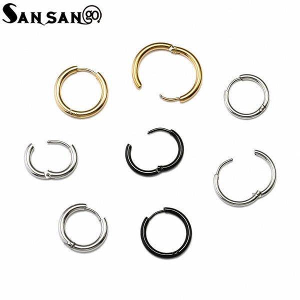hoop & huggie 1pair stainless steel circle earrings for women men black gold silver color round fashion jewelry, Golden;silver
hoop & huggie 1pair stainless steel circle earrings for women men black gold silver color round fashion jewelry, Golden;silver