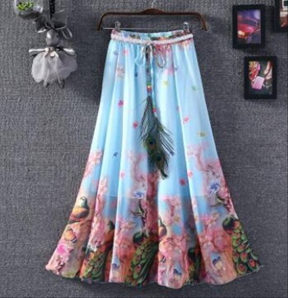 1pcs lot bohemian style casual womens skirt chiffon print summer vintage long, Black
1pcs lot bohemian style casual womens skirt chiffon print summer vintage long, Black