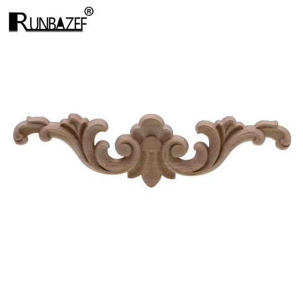 -solid wood piece home decoration long applique wardrobe tv cabinet door woodcarving flower fittings ornaments figurine decorative objects &
-solid wood piece home decoration long applique wardrobe tv cabinet door woodcarving flower fittings ornaments figurine decorative objects &
