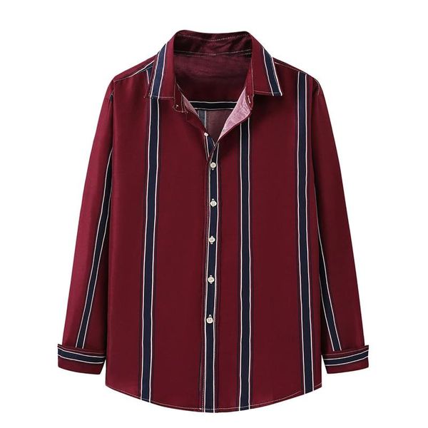 men's casual shirts men business stripe printing polyester cotton button long sleeves turn-down collar autumn winter, White;black
men's casual shirts men business stripe printing polyester cotton button long sleeves turn-down collar autumn winter, White;black