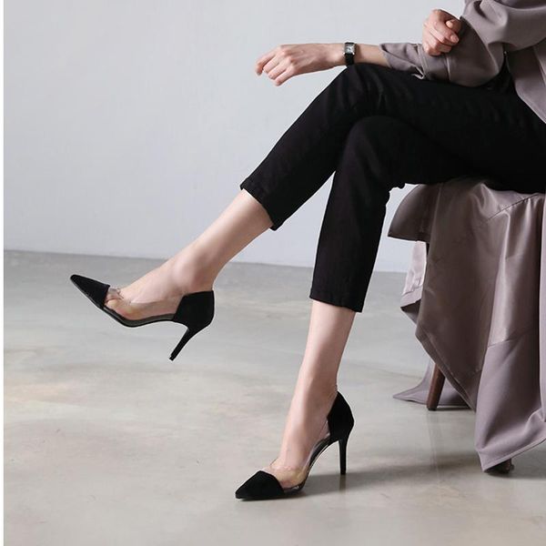 transparent high-heeled shoes women 2021 spring versatile thin with shallow mouth pointed single summer sandals, Black
transparent high-heeled shoes women 2021 spring versatile thin with shallow mouth pointed single summer sandals, Black