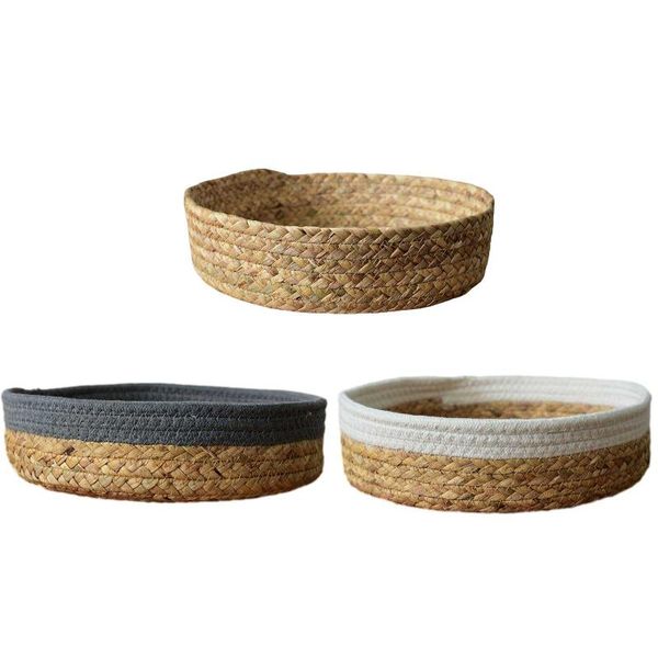 storage baskets handmade round basket hand woven fruit food snack holder bin container toys organizer po props decor
storage baskets handmade round basket hand woven fruit food snack holder bin container toys organizer po props decor
