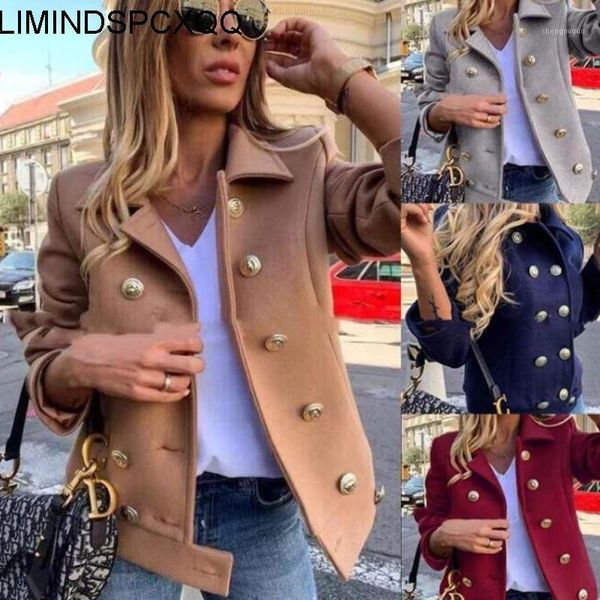 manteau femme autumn ladies fashion jacket pure color loose double-breasted trench coat long sleeves casual elegant clothes women's woo, Black
manteau femme autumn ladies fashion jacket pure color loose double-breasted trench coat long sleeves casual elegant clothes women's woo, Black