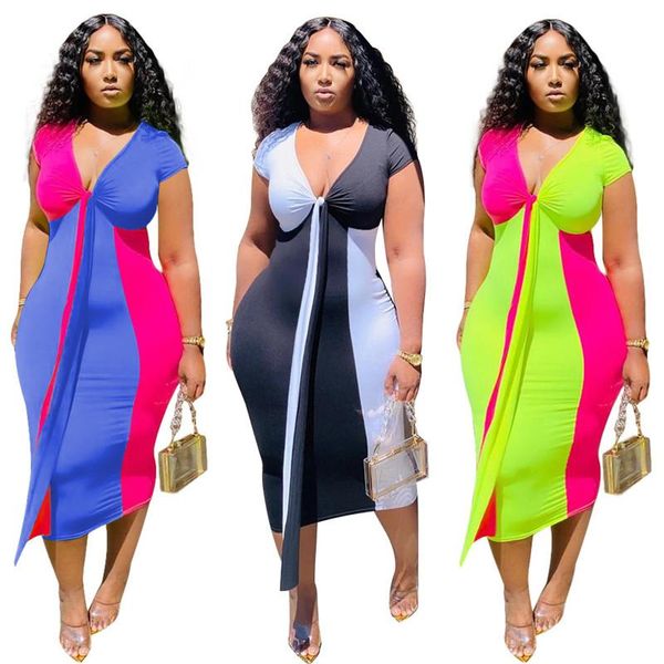 women summer midi dress v-neck patchwork lace up bandage party night club casual fashion street dresses vestidos, Black;gray
women summer midi dress v-neck patchwork lace up bandage party night club casual fashion street dresses vestidos, Black;gray