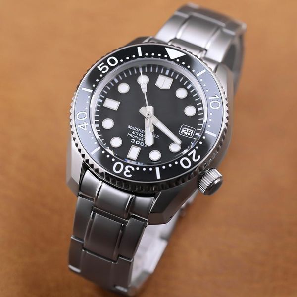 300m diver watch ceramic bezel dive super c3 luminous men automatic japan nh35 mechanical watches wristwatches, Slivery;brown
300m diver watch ceramic bezel dive super c3 luminous men automatic japan nh35 mechanical watches wristwatches, Slivery;brown