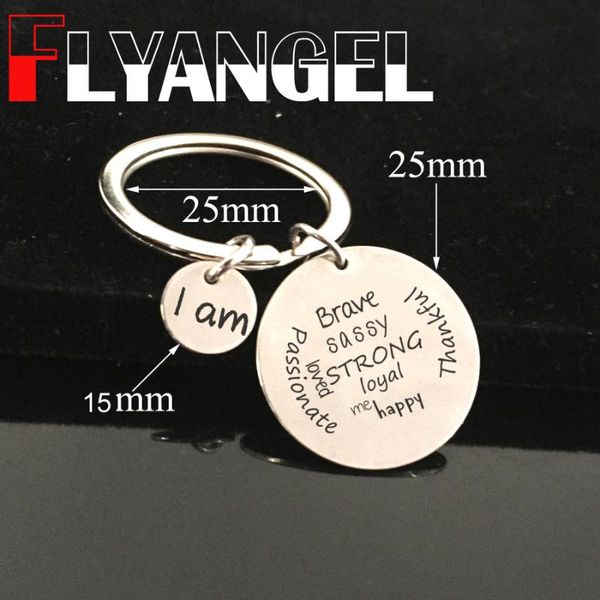 keychains flyangel creative keychain graduation keyring engraved brave sassy strong loyal happy car key tag survivor gift, Silver
keychains flyangel creative keychain graduation keyring engraved brave sassy strong loyal happy car key tag survivor gift, Silver