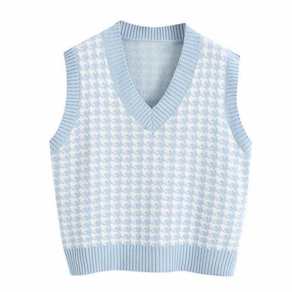 houndstooth waistcoat women fashion loose knitted vest sweater v neck sleeveless side vents female waistcoat chic 210419, White
houndstooth waistcoat women fashion loose knitted vest sweater v neck sleeveless side vents female waistcoat chic 210419, White