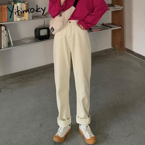 women's jeans yitimoky ladies 2021 high waist street straight for women loose vintage korean female casual fashion wide leg pants, Blue
women's jeans yitimoky ladies 2021 high waist street straight for women loose vintage korean female casual fashion wide leg pants, Blue