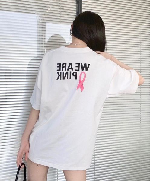 men's t-shirts 2021 spring summer brand design casual letter pink ribbon loose t-shirt for women's oversized tees men 0431, White;black
men's t-shirts 2021 spring summer brand design casual letter pink ribbon loose t-shirt for women's oversized tees men 0431, White;black