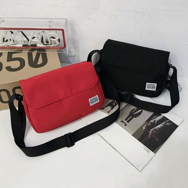 evening bags simple style casual shoulder large capacity soft crossbody bag pack flap handbag canvas purse