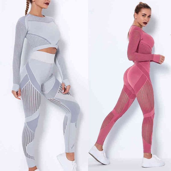 women's tracksuits sport suit 2 piece tracksuit set gym workout clothes fitness leggings+shirts long sleeve active wear 67k4, Gray
women's tracksuits sport suit 2 piece tracksuit set gym workout clothes fitness leggings+shirts long sleeve active wear 67k4, Gray
