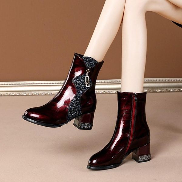 boots 2021 winter fashion for women round head side zipper keep warm shoes casual short tube mid heel ankle boot woman, Black
boots 2021 winter fashion for women round head side zipper keep warm shoes casual short tube mid heel ankle boot woman, Black
