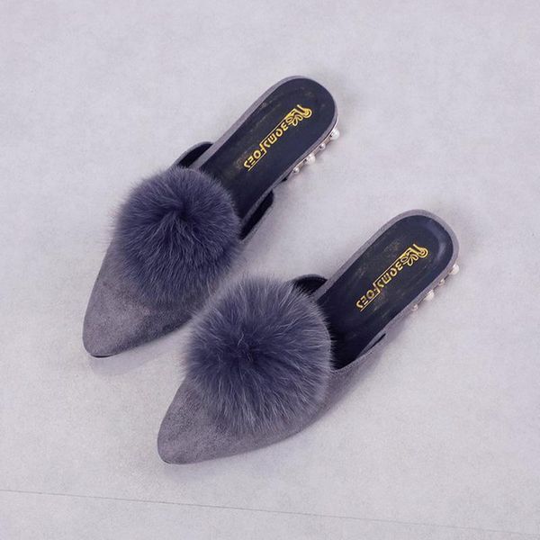 slippers women 2021 flat bottom baotou lazy shoes wear fashion hairy pointed net red beach zapatos de mujer flip flops ang, Black
slippers women 2021 flat bottom baotou lazy shoes wear fashion hairy pointed net red beach zapatos de mujer flip flops ang, Black