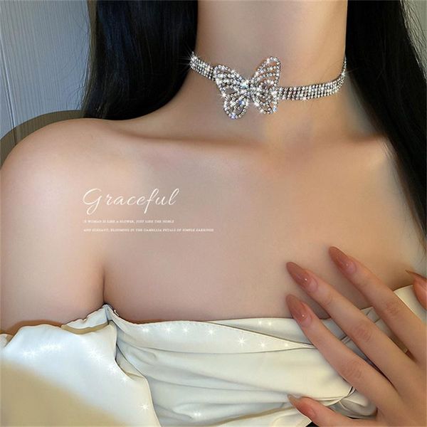 chokers occidental fashion exaggerates individual character to set drill butterfly necklace choker of short money web celebrity temperam, Golden;silver
chokers occidental fashion exaggerates individual character to set drill butterfly necklace choker of short money web celebrity temperam, Golden;silver