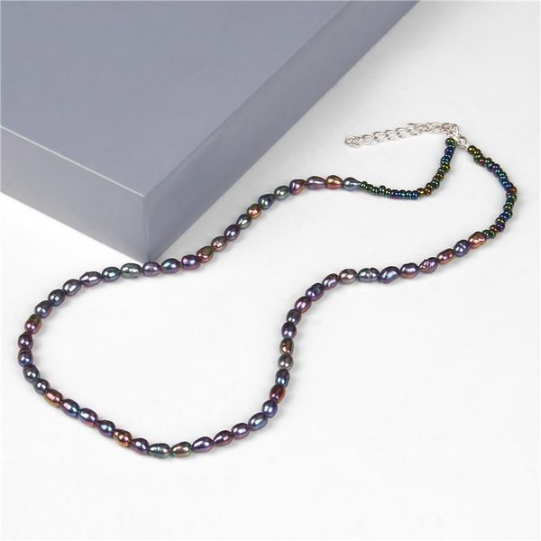 chains fashion black natural small pearl necklace men women freshwater beaded chocker female male jewelry party gift, Silver
chains fashion black natural small pearl necklace men women freshwater beaded chocker female male jewelry party gift, Silver