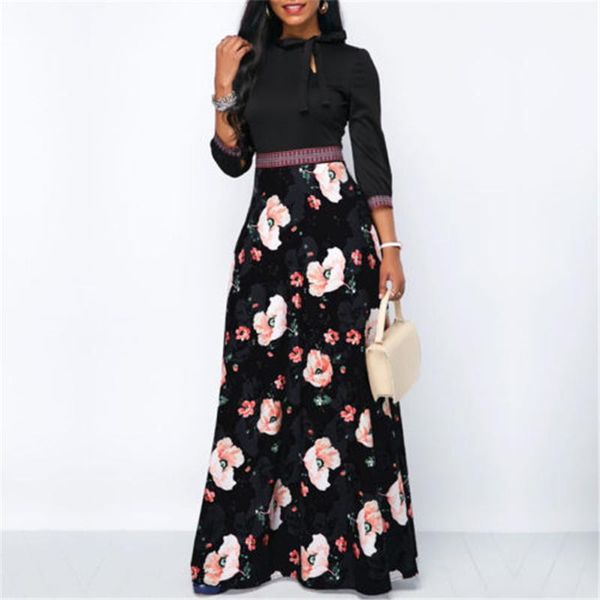 casual dresses 2021 summer long dress floral print boho beach tunic maxi women evening party sundress vestidos de festa, Black;gray
casual dresses 2021 summer long dress floral print boho beach tunic maxi women evening party sundress vestidos de festa, Black;gray