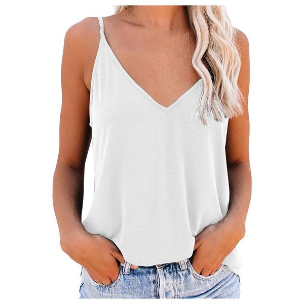 women's tanks & camis women v neck spaghetti strap tank cotton sleeveless summer blusas slim casual harajuku pullover tunics 2021, White
women's tanks & camis women v neck spaghetti strap tank cotton sleeveless summer blusas slim casual harajuku pullover tunics 2021, White