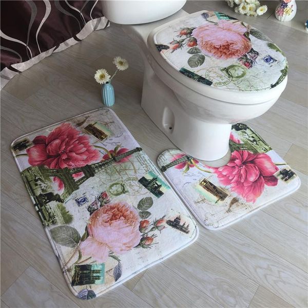 3pcs/set 3d flannel printed bathroom mat toilet cover rugs u shape carpet anti-slip mats 20 patterns foot pads floor ma bath
3pcs/set 3d flannel printed bathroom mat toilet cover rugs u shape carpet anti-slip mats 20 patterns foot pads floor ma bath