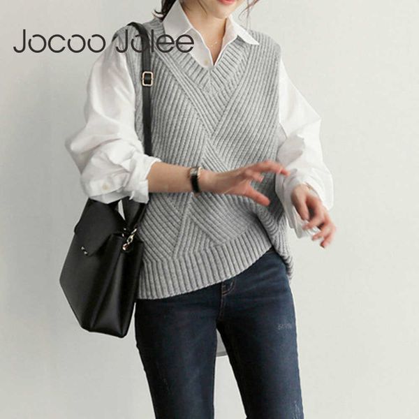 v neck women vest sweater spring autumn twist striped solid sleeveless oversized jumper knitted loose ladies pullover 210619, White
v neck women vest sweater spring autumn twist striped solid sleeveless oversized jumper knitted loose ladies pullover 210619, White