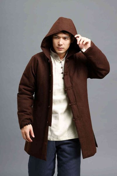 Men's Down & Parkas Wholesale- Winter Mens Parka Men Chinese Style Retro Cotton Padded Linen Thick Jacket Coat Hooded High Quality Jackets UTHF, Black
Men's Down & Parkas Wholesale- Winter Mens Parka Men Chinese Style Retro Cotton Padded Linen Thick Jacket Coat Hooded High Quality Jackets UTHF, Black