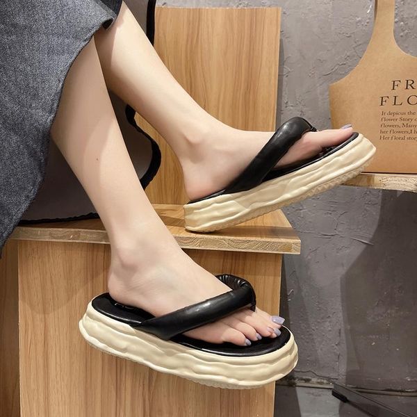 slippers rimocy women vogue clip toe platform sandals summer female thick bottom flip flops outdoor comfort woman shoes, Black
slippers rimocy women vogue clip toe platform sandals summer female thick bottom flip flops outdoor comfort woman shoes, Black