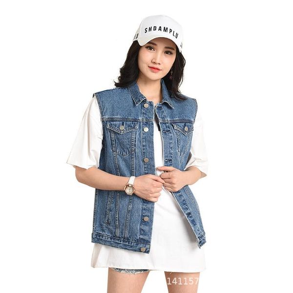 women's vests plus size vest sleeveless denim jacket 2021 oversized dress ladies m-6xl autumn, Black;white
women's vests plus size vest sleeveless denim jacket 2021 oversized dress ladies m-6xl autumn, Black;white