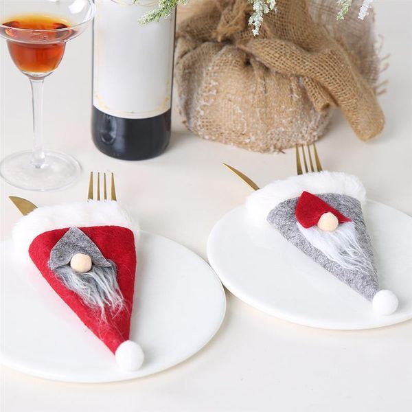 christmas decorations cutlery holder bags mini gnome pouch tableware pocket hat navidad natal table decor
christmas decorations cutlery holder bags mini gnome pouch tableware pocket hat navidad natal table decor