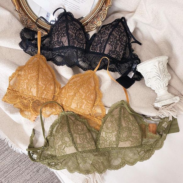 bras only a bra,french style bralette seamless deep v lace for women wireless push up bra thin cotton underwear lingerie, Red;black
bras only a bra,french style bralette seamless deep v lace for women wireless push up bra thin cotton underwear lingerie, Red;black