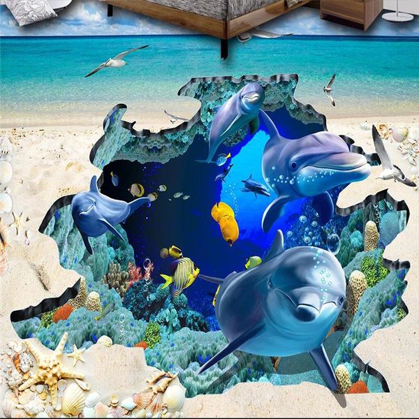 shuhiko custom dolphin whale marine self - adhesive 3d floor wallpaper bedroom waterproof home decoration wallpapers
shuhiko custom dolphin whale marine self - adhesive 3d floor wallpaper bedroom waterproof home decoration wallpapers