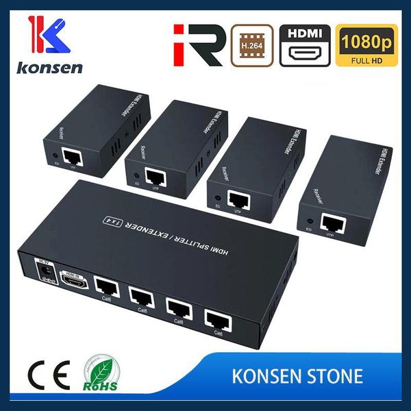 audio cables & connectors 2021 extender with ir 4 port support poc 3d 1080p@60hz hdcp edid copy remote control cat6/cat7 extend 60m rj4
audio cables & connectors 2021 extender with ir 4 port support poc 3d 1080p@60hz hdcp edid copy remote control cat6/cat7 extend 60m rj4
