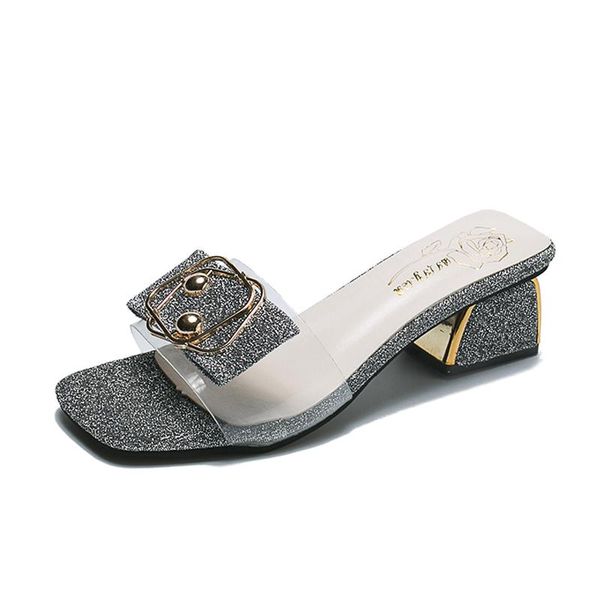 summer gold bling transparent slippers women shoes woman mules slides peep toe high heels female metal ladies, Black
summer gold bling transparent slippers women shoes woman mules slides peep toe high heels female metal ladies, Black