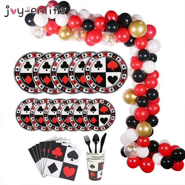 casino theme decoration playing card disposable tableware poker las vegas party balloon game night magic supply
casino theme decoration playing card disposable tableware poker las vegas party balloon game night magic supply
