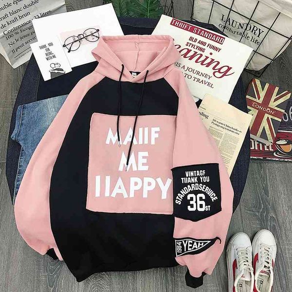 new plush sweater hooded winter large fat mm medium length versatile coat women's top, Black
new plush sweater hooded winter large fat mm medium length versatile coat women's top, Black