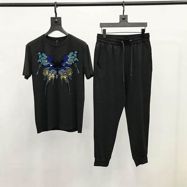 men's tracksuits color butterfly summer 3d young tracksuit diamond sets brand short sleeve jogging t-shirt, Gray
men's tracksuits color butterfly summer 3d young tracksuit diamond sets brand short sleeve jogging t-shirt, Gray