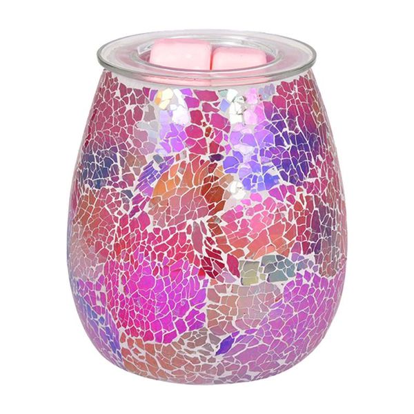 1pc electric aroma lamp wax melter mosaic style diffuser incense burner with monochromatic light us plug fragrance lamps
1pc electric aroma lamp wax melter mosaic style diffuser incense burner with monochromatic light us plug fragrance lamps