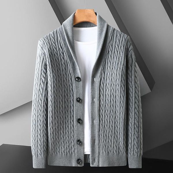 men's sweaters winter autumn men solid color knitted sweater buttons cardigan warm jacket coat top, White;black
men's sweaters winter autumn men solid color knitted sweater buttons cardigan warm jacket coat top, White;black