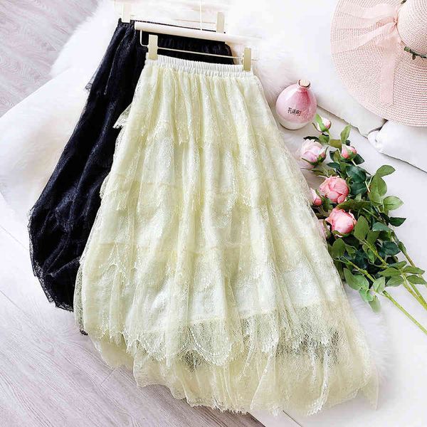 skirts summer women mesh lace girl high waist a-line elegant sweet jupe femme faldas saias streetwear v1s5, Black
skirts summer women mesh lace girl high waist a-line elegant sweet jupe femme faldas saias streetwear v1s5, Black