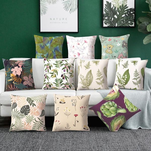 cushion/decorative pillow tropical plant cushion cover green leaf pillowcase polyester throw home decor car accessories
cushion/decorative pillow tropical plant cushion cover green leaf pillowcase polyester throw home decor car accessories
