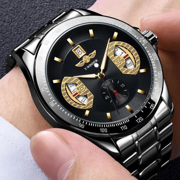 winner men transparent fashion black luminous movement male mechanical skeleton royal design watch wristwatches, Slivery;brown
winner men transparent fashion black luminous movement male mechanical skeleton royal design watch wristwatches, Slivery;brown