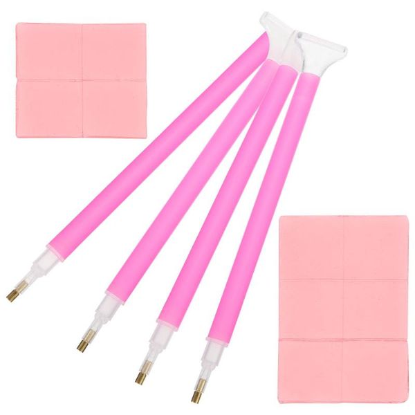 nail brushes 4pcs diamond painting pens 5d diy tool with 100 paint glue clay, Yellow
nail brushes 4pcs diamond painting pens 5d diy tool with 100 paint glue clay, Yellow