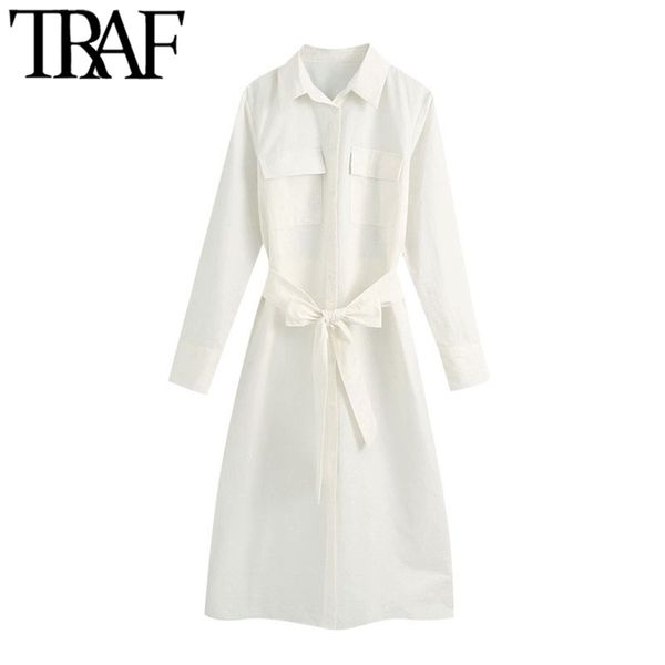 women chic fashion with belt pockets midi shirt dress vintage long sleeve button-up female dresses vestidos 210507, Black;gray
women chic fashion with belt pockets midi shirt dress vintage long sleeve button-up female dresses vestidos 210507, Black;gray