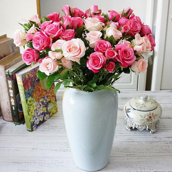 decorative flowers & wreaths 5 forks real touch artificial rose silk fake flower bouquet wedding party supply for home garden decoration flo
decorative flowers & wreaths 5 forks real touch artificial rose silk fake flower bouquet wedding party supply for home garden decoration flo
