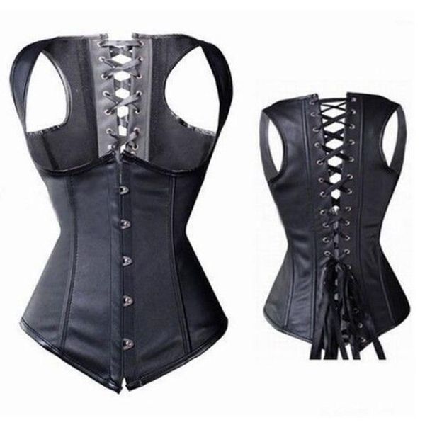 bustiers & corsets waist trainer women black underbust steel boned lace up and slim steampunk corset cincher plus size s-6xl, Black;white
bustiers & corsets waist trainer women black underbust steel boned lace up and slim steampunk corset cincher plus size s-6xl, Black;white