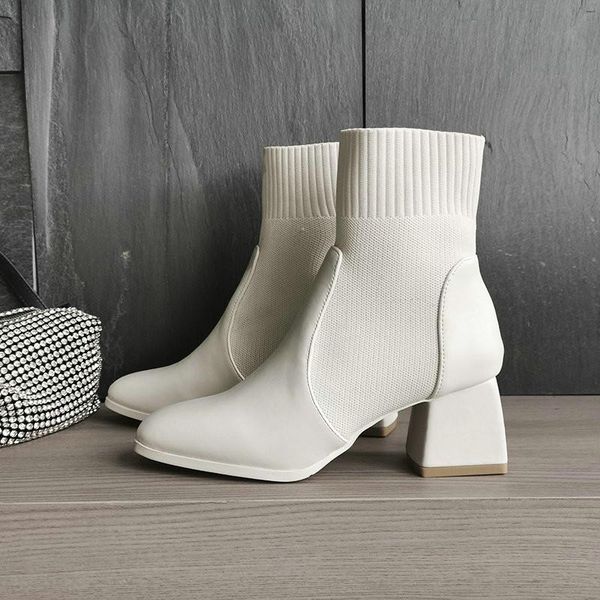 boots 2021 autumn thick heel square toe fashion casual mid-cut breathable women's, Black
boots 2021 autumn thick heel square toe fashion casual mid-cut breathable women's, Black
