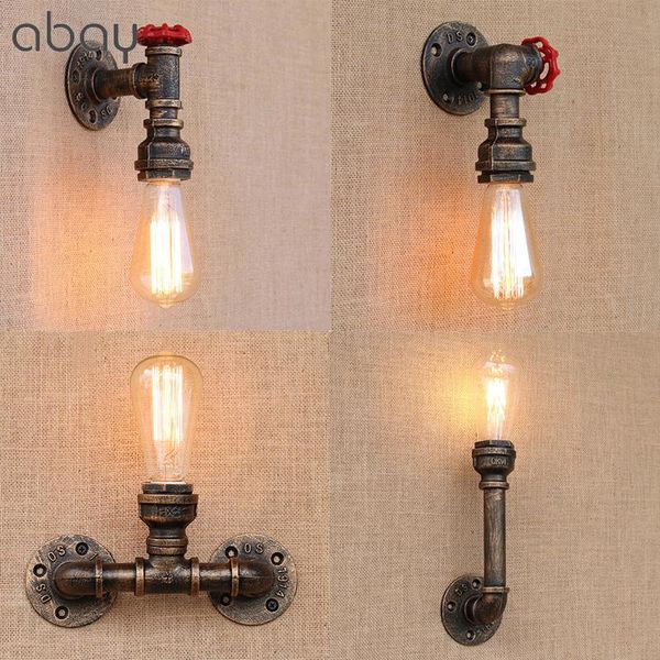 wall lamps steam punk loft industrial iron rust water pipe retro vintage e27 led sconce lights for living room bedroom bar
wall lamps steam punk loft industrial iron rust water pipe retro vintage e27 led sconce lights for living room bedroom bar