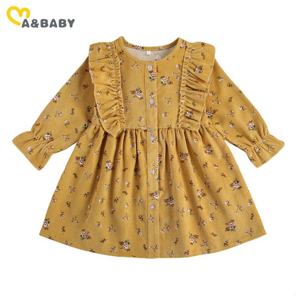 2-7y flower toddler child kid girl dress vintage long sleeve dresses for spring autumn corduroy clothing costumes 210515, Red;yellow
2-7y flower toddler child kid girl dress vintage long sleeve dresses for spring autumn corduroy clothing costumes 210515, Red;yellow