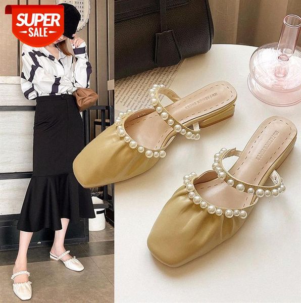 baotou drag women fashion korean pearl half flat bottom net red ins muller shoes #o67b, Black
baotou drag women fashion korean pearl half flat bottom net red ins muller shoes #o67b, Black