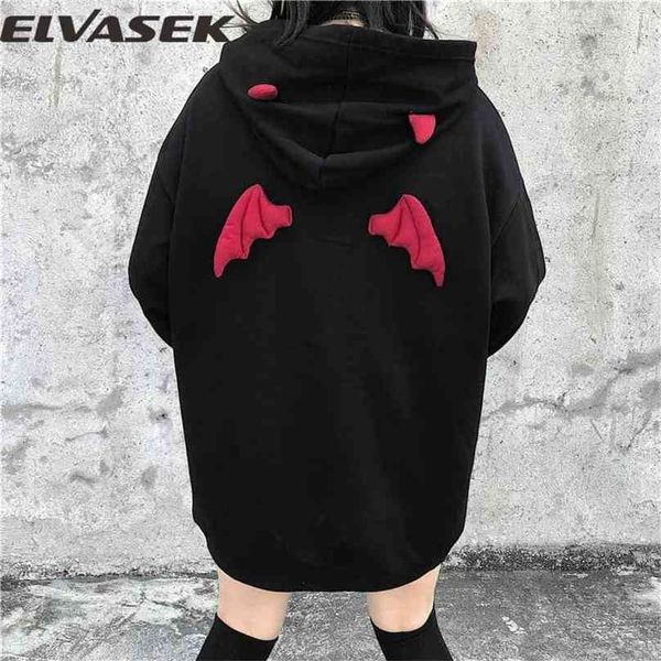 spring autumn women sweatshirts high street harajuku cute hoodies punk gothic devil horn chic hooded pullover loose sweat ca6865 210803, Black
spring autumn women sweatshirts high street harajuku cute hoodies punk gothic devil horn chic hooded pullover loose sweat ca6865 210803, Black